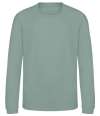 JH030B Kids Colours Sweatshirt Dusty Green colour image